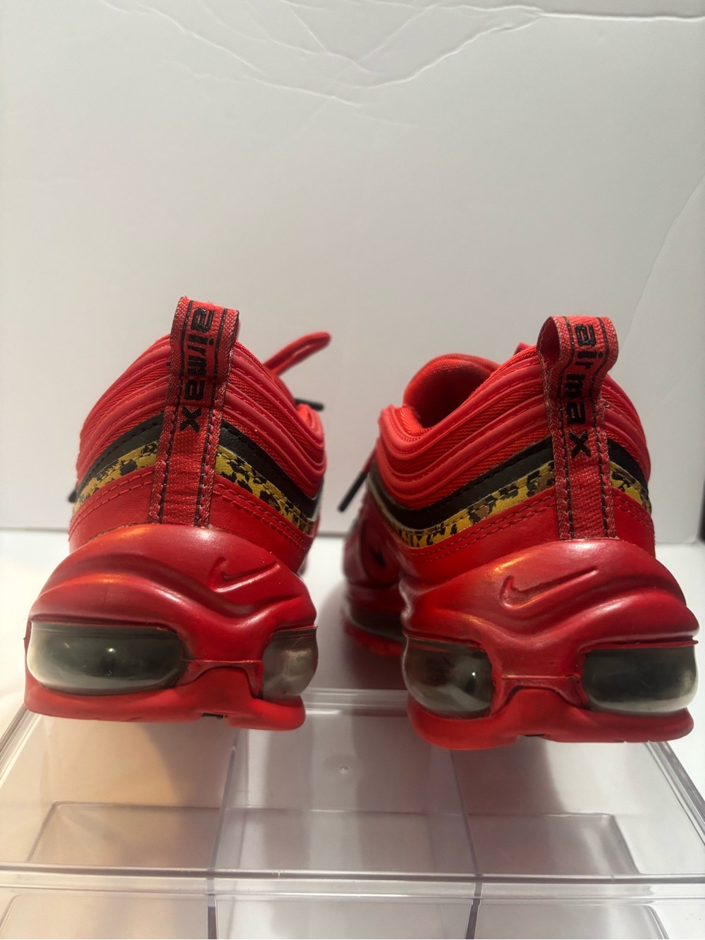 Nike Air Max 97 University Bright Red Woman's Size 8 Leopard
BV6113-600 - Picture 5 of 11